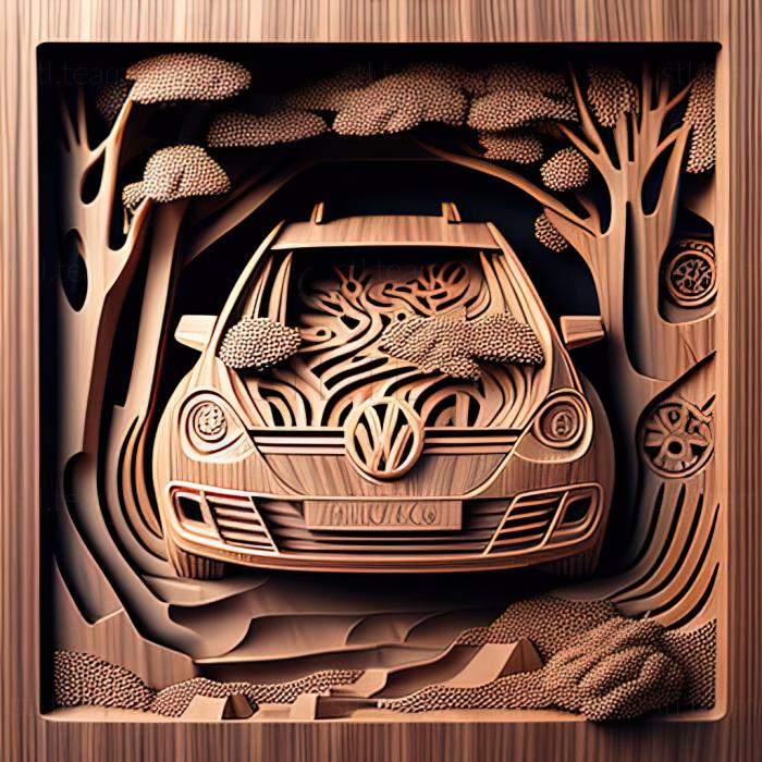 3D модель Volkswagen Golf VII (STL)